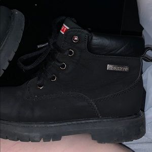Boys sz 12 - black craftsman boots 🥾